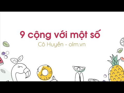 Video 9 cộng với một số - Toán lớp 2 [ONLINE MATH - OLM.VN] - YouTube