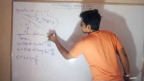 L04||Equation of Gradually Varied Flow || GVF || Hydraulics Engineering|| Bhanwar Swami
