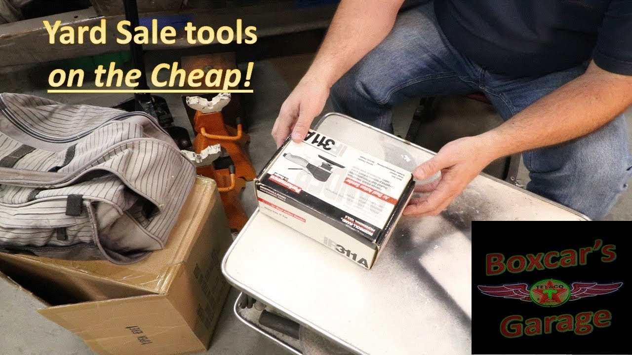 Yard Sale tools on the cheap! YouTube