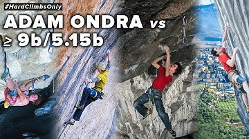 ADAM ONDRA vs. ≥ 9b / 5.15b Sport Routes | #HardClimbsOnly