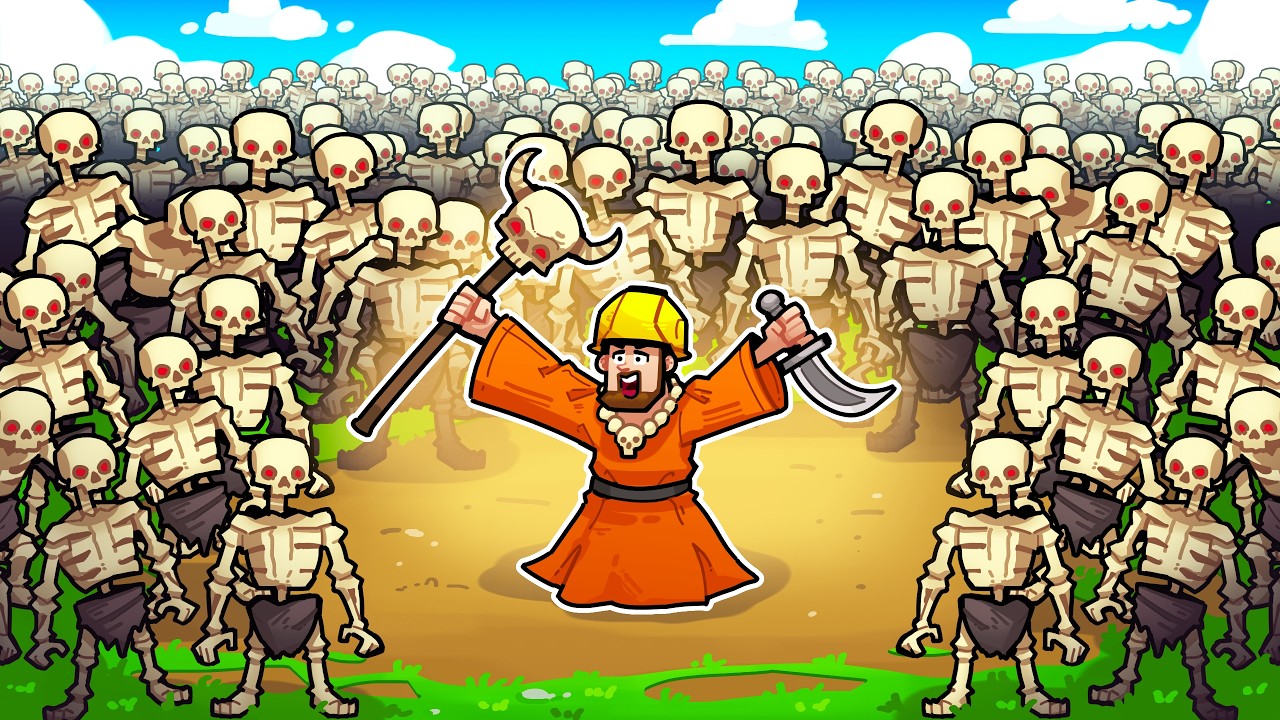 Using NECROMANCY to raise the dead to fight for me!