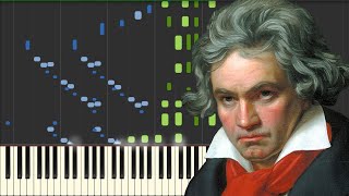 Beethoven - Ode to Joy [Piano Tutorial] (Synthesia) // Kyle Landry + MIDI