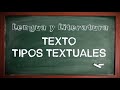 TEXTO Y TIPOS DE TEXTO