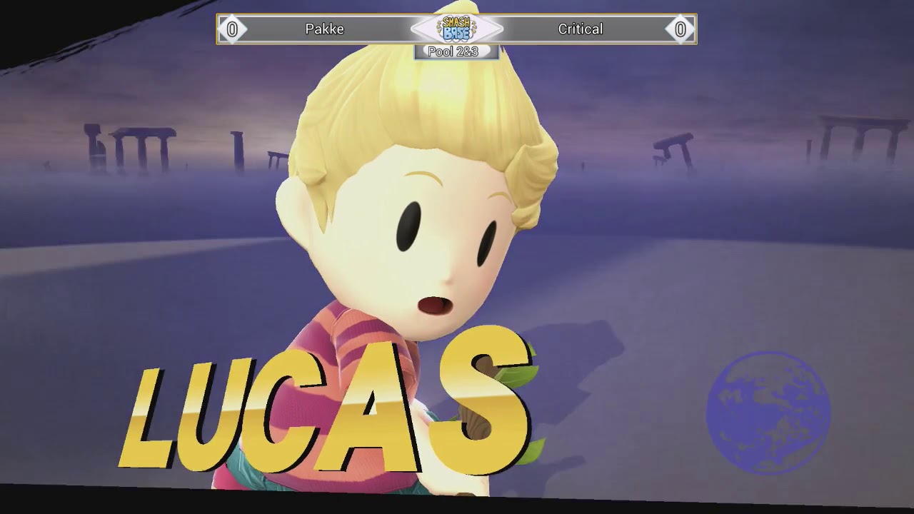 Smashbase 2018 - WiiU Singles - Pools - Critical(Lucas) vs Pakke(Dark