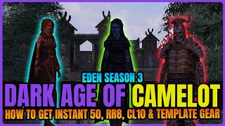 Dark Age of Camelot | Eden Season 3 | How To Instant Level 50, RR8 And Template Your Character