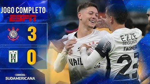 Corinthians 3 x 0 Racing-URU CONMEBOL SUDAMERICANA 2024 Jogo Completo 6°Rodada (ESPN HD)1080p