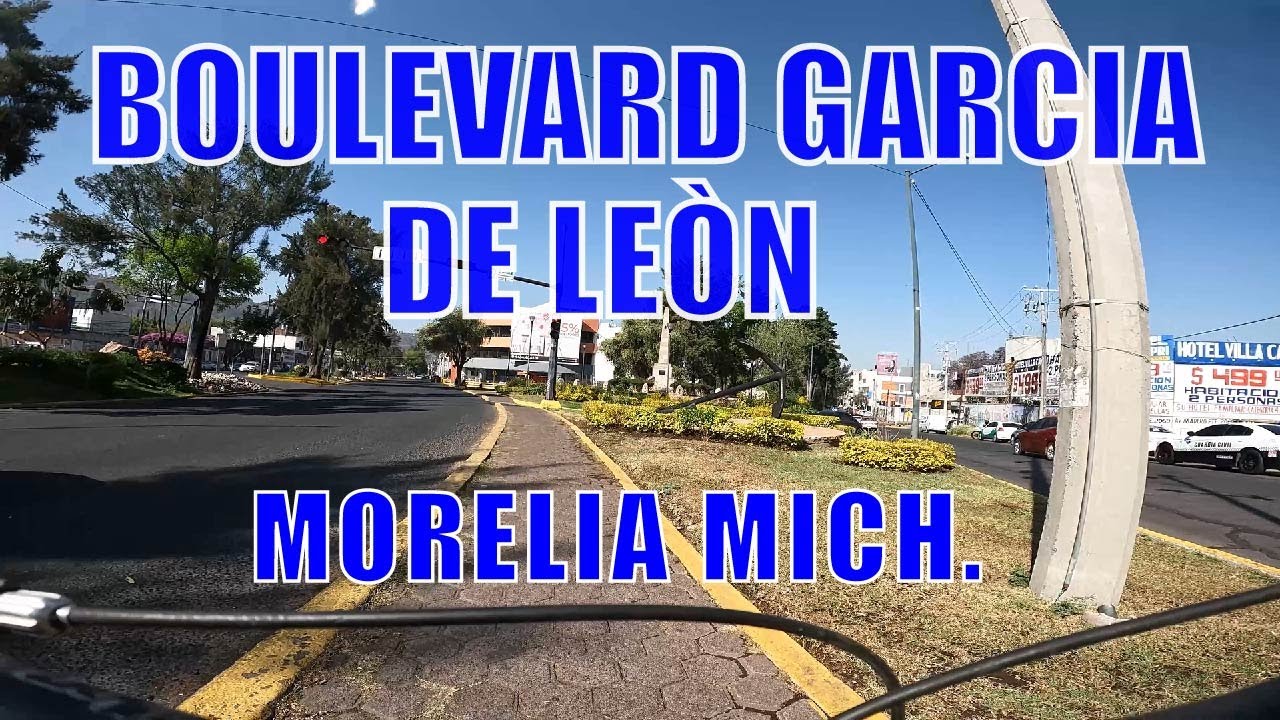 Recorriendo el boulevard García de león bike tour morelia calles 