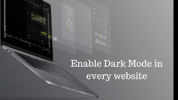 Enable Dark mode in every website | chrome | Brave | Free