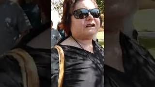 Irrate Republican woman gets into shouting match with Rep  John Culberson constituents