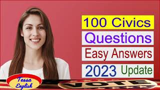 Official 100 U.S Civics Questions and Answers for Citizenship Interview | 2023 USCIS Naturalization