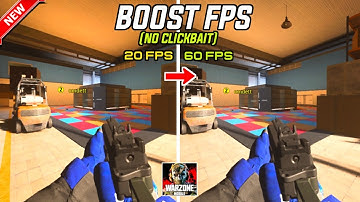 HOW TO FIX LAG IN WARZONE MOBILE IN 3 MINS  | BOOST FPS IN WARZONE MOBILE - NO GFX TOOL