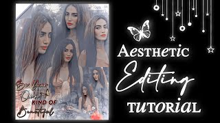 PicsArt Aesthetic Blend Edit tutorial❥//How to make easy fanedit for instagram fanpages✿