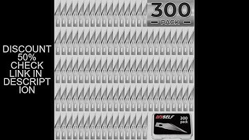 Pack of 100/200/300 Disposable Surgical Blades 11, Size 11 Scalpel Blades for Surgical Knife Scalpel