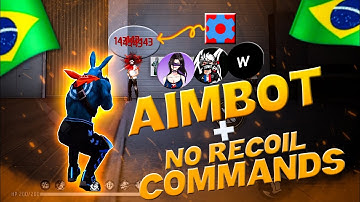 Set Edit Aimbot + No Recoil Command 🇧🇷 | sensibilidade free fire ✅  | Set Edit Free fire |