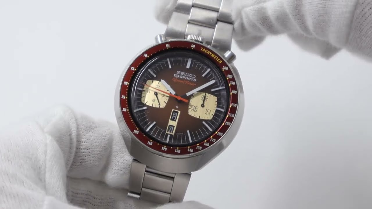 セイコー 5スポーツ スピードタイマー 茶馬 Ref.6138-0040 1976年製
