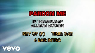 Allison Moorer - Pardon Me (Karaoke) screenshot 4