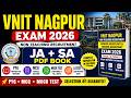 VNIT Nagpur Non Teaching Exam 2026 PDF Book | Junior Assistant Senior Assistant PYQ MCQ
