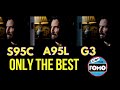Best OLED TVs Sony A95L vs LG G3 Samsung S95C Side By Side