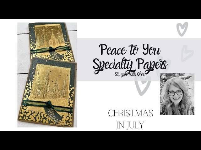 Distressed Gold paper | Stampin’ Up!
