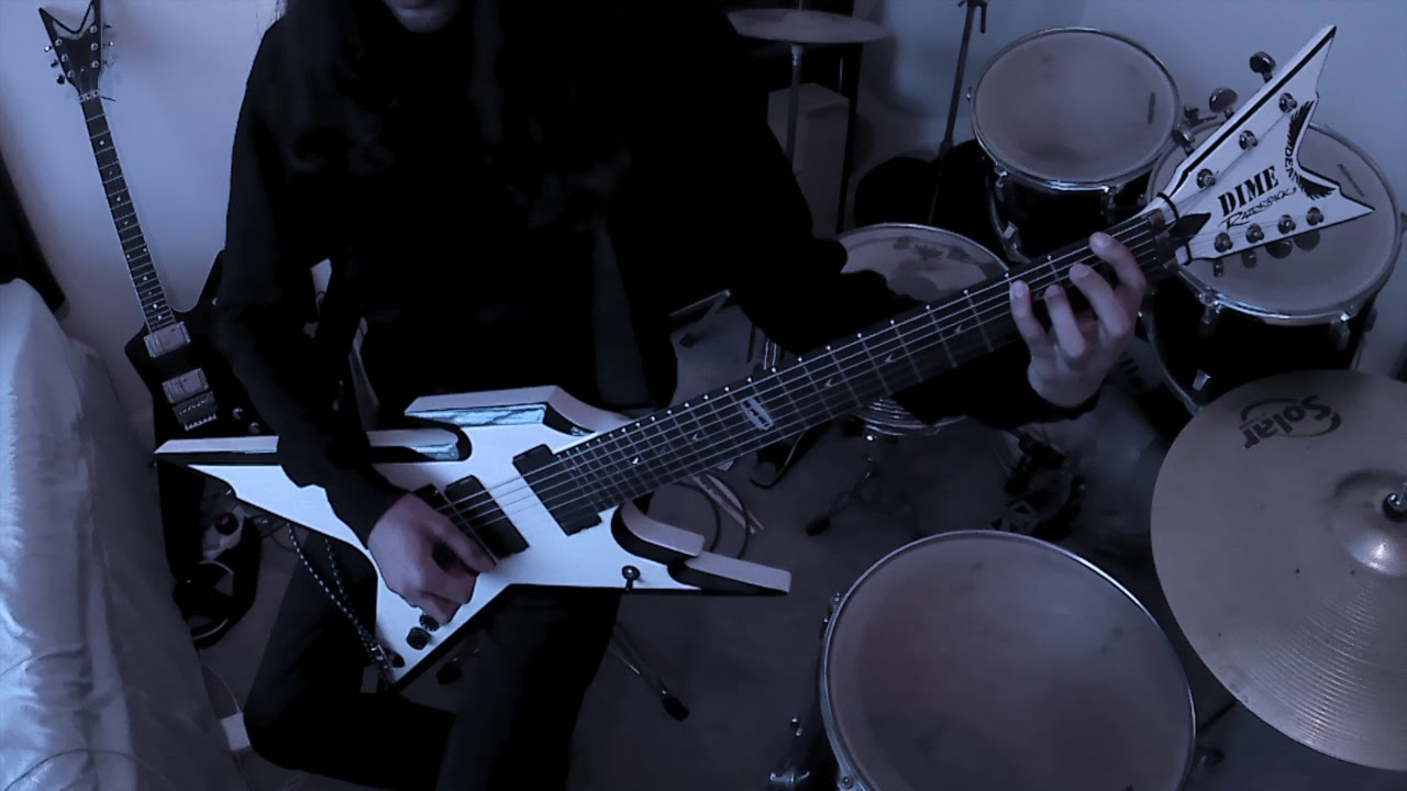 Final Fantasy VII BLACK METAL Anxious Heart (Nibelheim) Guitar Cover