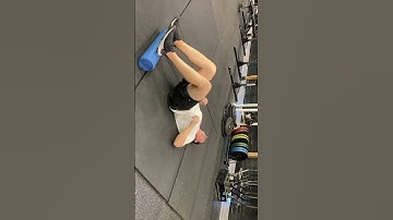Hooklying hamstring bridge