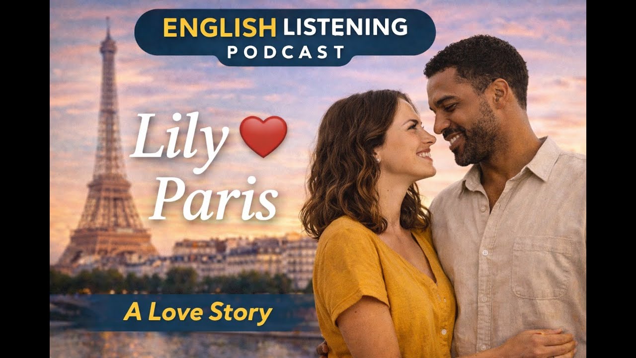 English Shadowing Story A2–B1 | Listening Practice with a Love Story in Paris