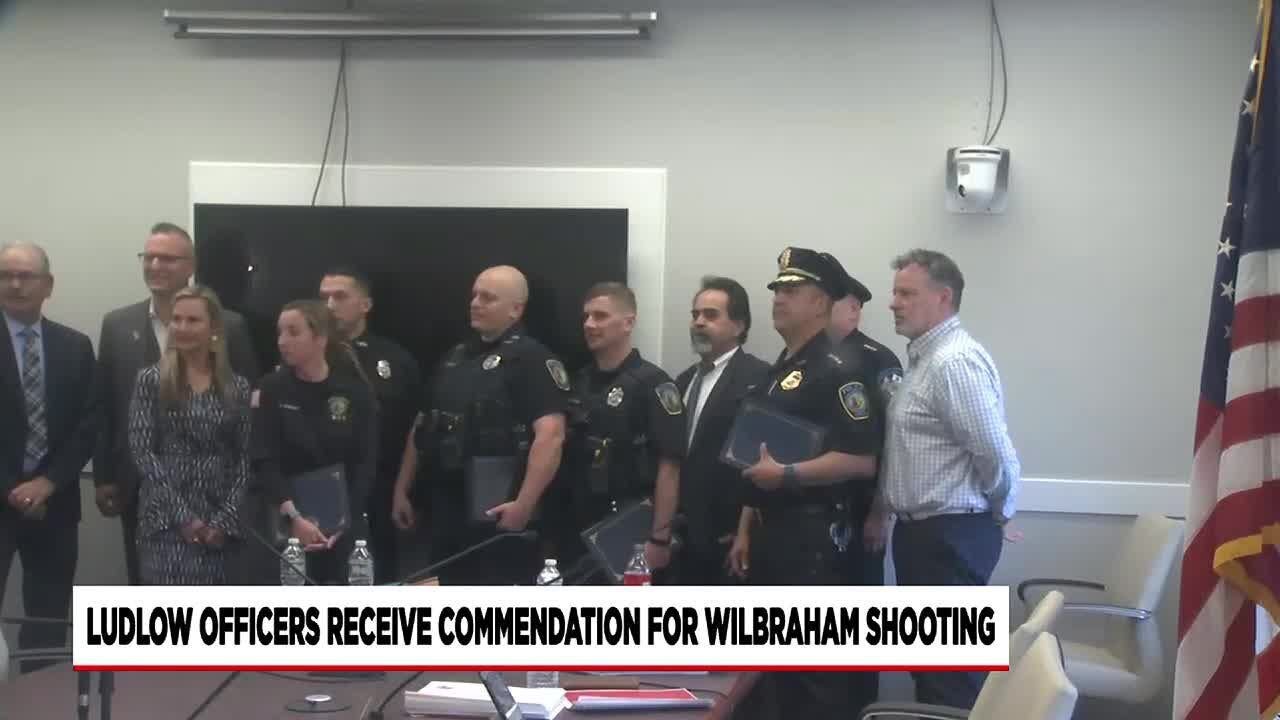 Ludlow officers receive commendation for Wilbraham shooting YouTube