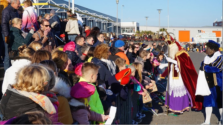 Intocht Sinterklaas 17 nov. 2018 van uit de Haven van Delfzijl.