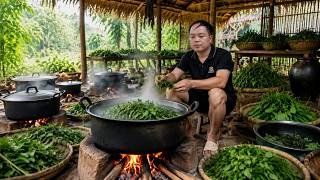 After a Terrible Accident, Forest Leaves Became His Last Hope | Primitive Survival Skills