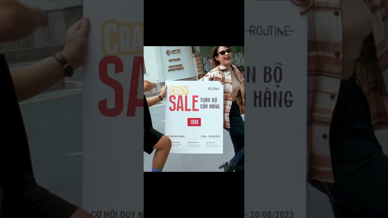 Crazy Sale Routine Vietnam từ 11.8 - 20.8 