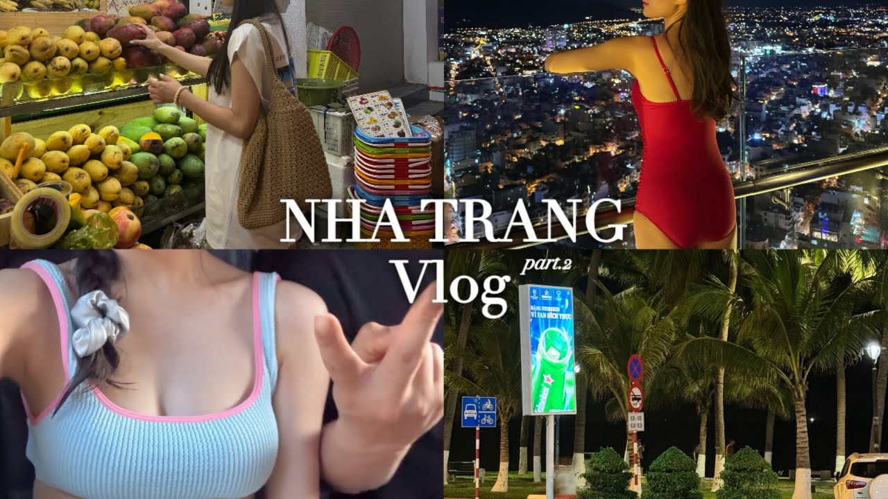 무계획인 사람도 성공하는 나트랑 브이로그🇻🇳 ep.2 | 망고맛집 | 야경맛집숙소 | 시내맛집 | 미니비치 | 궁스파 | 씀모이가든 | 인생 쌀국수 | 담시장