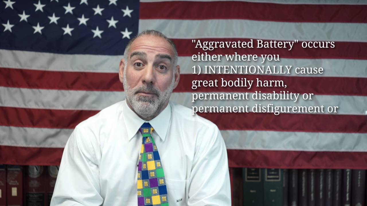 What is the crime of “Battery”? (88) Michael A Haber Esq Miami Criminal Defense Lawyer