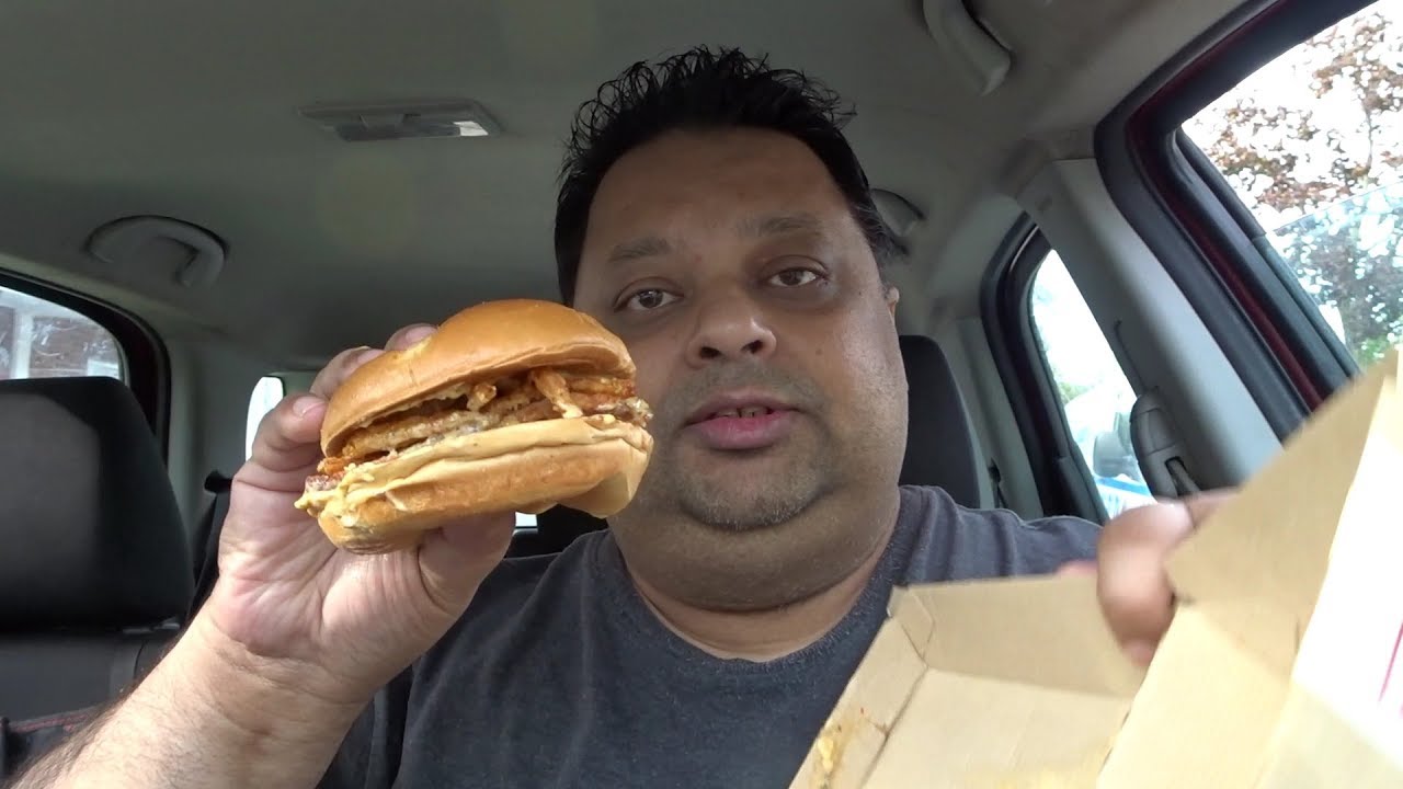 Eating Arby's Cajun Deep Fried Turkey sandwich Eating Show YouTube