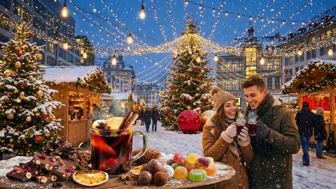 First Snowfall Fairytale at Lucerne Christmas Market - Magic Switzerland's Winter Wonderland