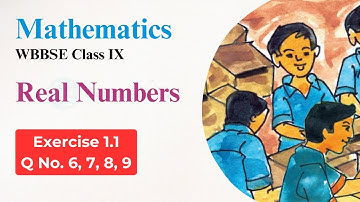 05 | Real Numbers Exercise 1.1 Q No. 6,7,8 and 9 | rational numbers WBBSE Math Class 9 by ConceptEra