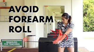 Avoid Forearm Roll - Golf with Michele Low