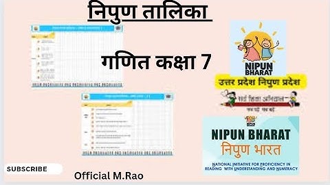 Nipun talika math class 7 @official M.rao