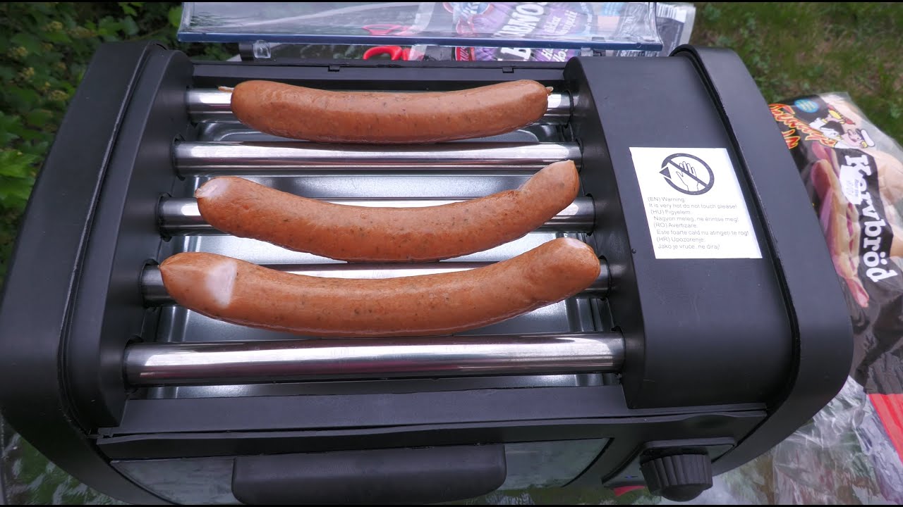 Review Korvgrillningsmaskin (Hot dog maker) från Coolstuff & Review HK Kabanossi hoikka valkosipuli