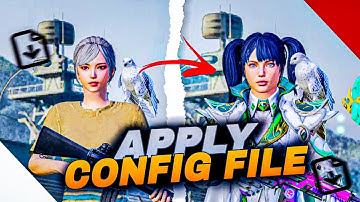 How to apply config File or skins file in PUBG MOBILE