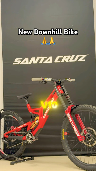 NEW Downhill Bike for 2025. Santa Cruz v10 🖤 #downhill #santacruzbicycles #mtb #bike