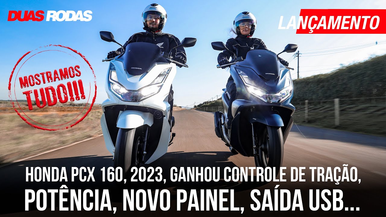 SAIBA TUDO! HONDA PCX 160: MOTOR, POTÊNCIA, CONTROLE DE TRAÇÃO, PAINEL, SAÍDA USB E MAIS ESPAÇO