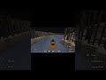 Racing on my custom ice boating track on Minecraft