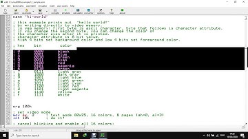 CETAK KARAKTER STRING EMULATOR 8086