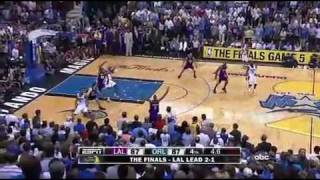 Lakers vs magic - game 4 highlights 2009 nba finals kobe bryant 32
points