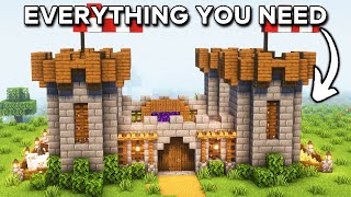 Minecraft: Ultimate Survival Castle Tutorial🏰