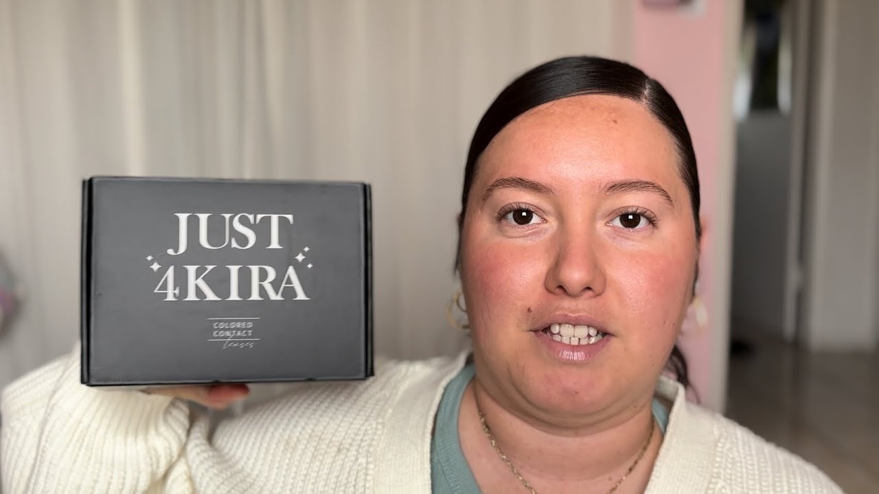 Colored Contacts Review Just 4 Kira YouTube