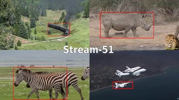 Stream-51: Streaming Classification and Novelty Detection from Videos