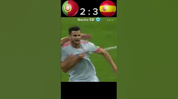 البرتغال ضد اسبانيا في كاس العالم 2018 
