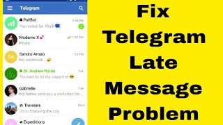 how to fix Telegram late message problem 2024 | telegram late notification problem solved 2024