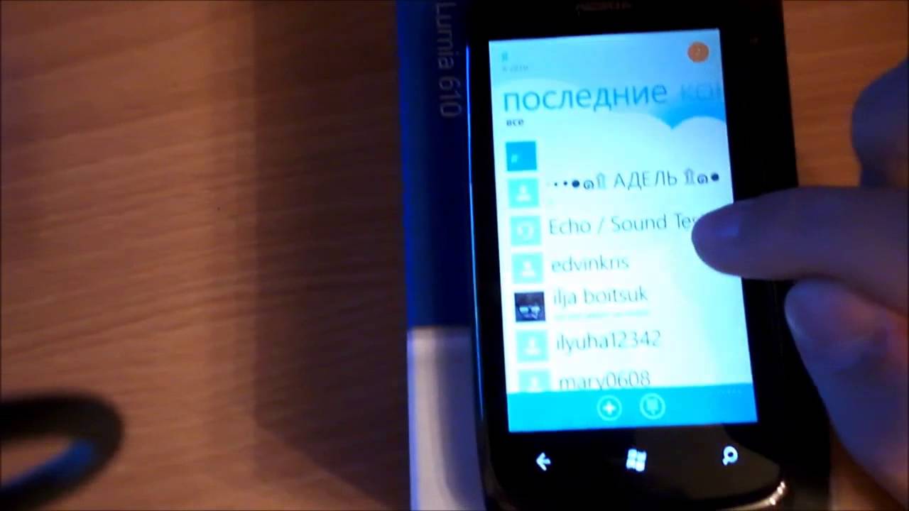 Инструкция для nokia lumia 610